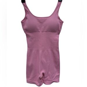 Amazon Pink Ribbed athletic Jumpsuit